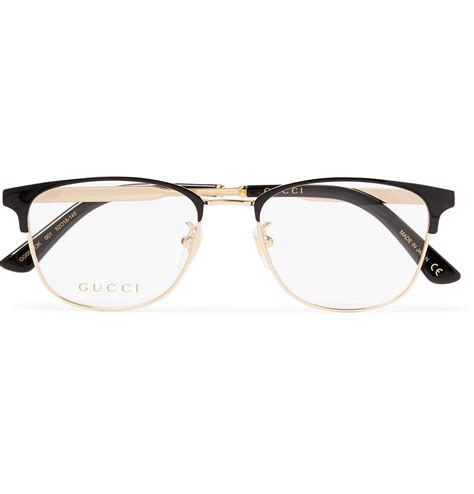 black and gold gucci frames|gucci gold frame glasses.